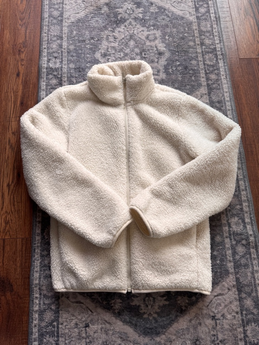 Uniqlo Fleece Jacket XS Cream